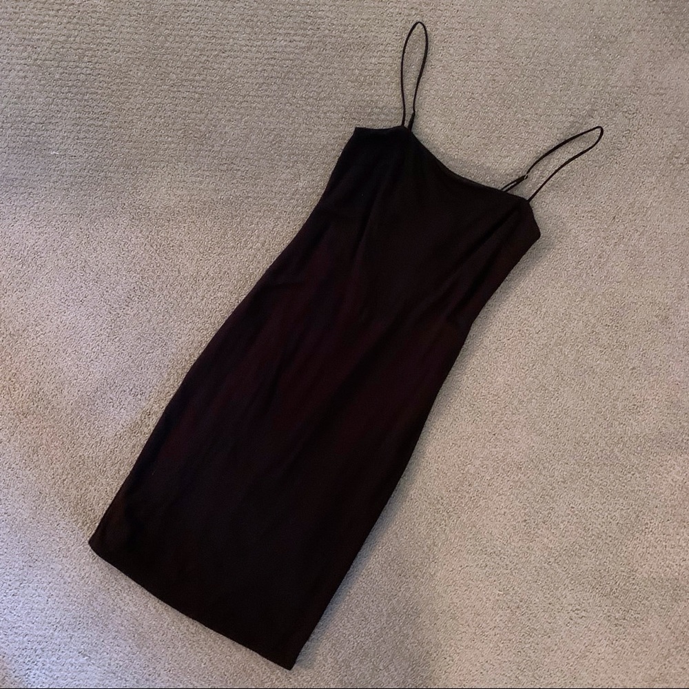 AKIRA Bodycon Tight Backless Thin Strapped Dress
